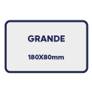 Grande : 128x80 mm