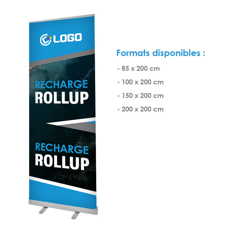Recharge pour Roll up dimensions 