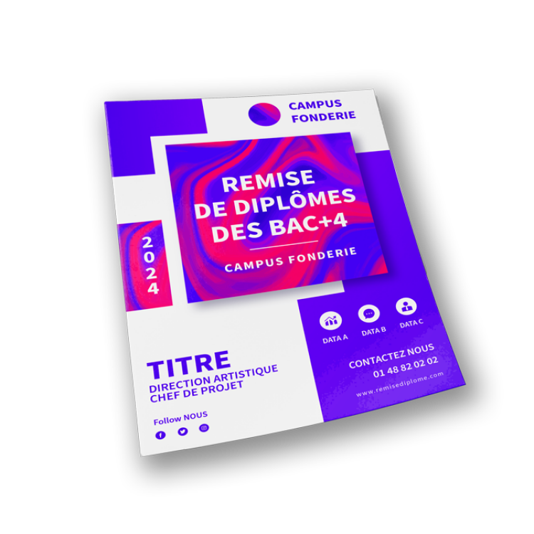 Affiche à l'unité sur mesure