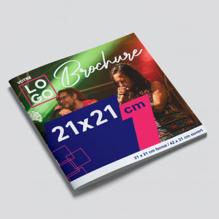 Brochures Carrées Fermé (21x21cm)