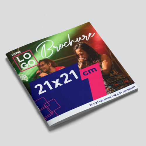 Brochures Carrées Fermé 21x21cm