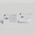 Calendrier chevalet publicitaire