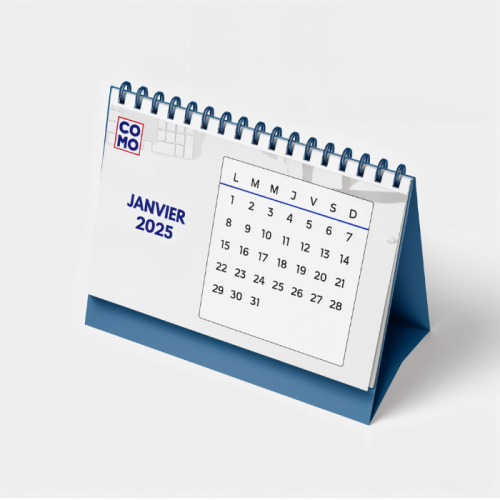 Calendrier chevalet publicitaire