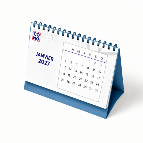 Calendrier chevalet publicitaire