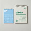 Calendrier publicitaire &agrave; spirale