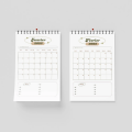 Calendrier publicitaire à spirales