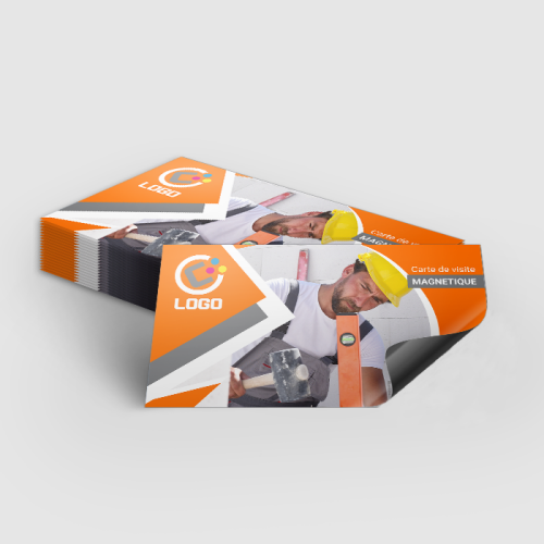 Cartes de <br>visite aimantées