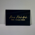 Cartes de visite avec Dorure (Standard : 8,5x5,5cm)