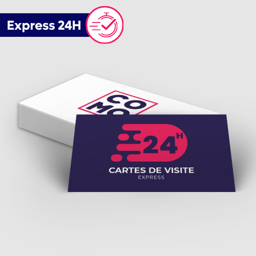 Cartes de <br>visite Express 24H