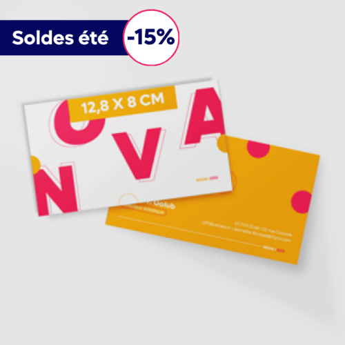 Cartes de visite Express Grand  128x8cm