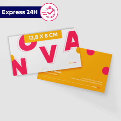 Cartes de visite Express Grand  128x8cm