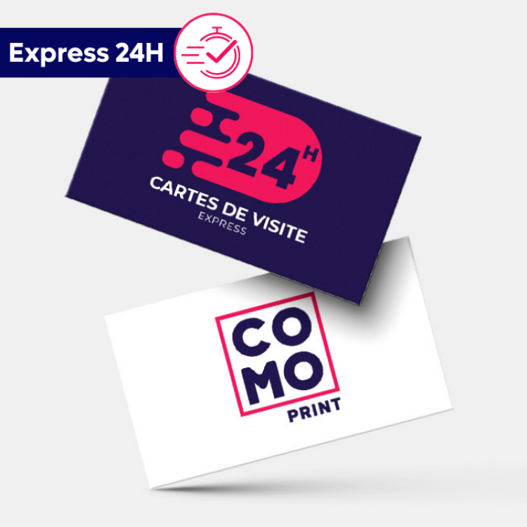 Cartes de visite Express (Standard : 8,5x5,5cm)