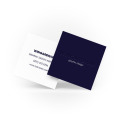 Cartes de visite relief vernis Sélectif 3D (Carré: 5,5x5,5cm)