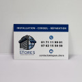 Cartes de visite relief vernis Sélectif 3D (Standard : 8,5x5,5cm)
