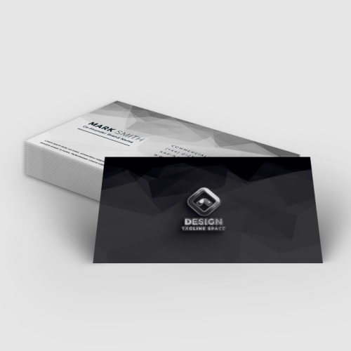 Cartes de <br>visite relief vernis Sélectif 3D