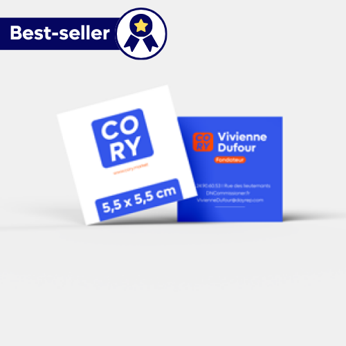 Cartes de visite standard Carré  55x55cm