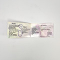 Cartes de visite standard (Double : 17x5,5cm)