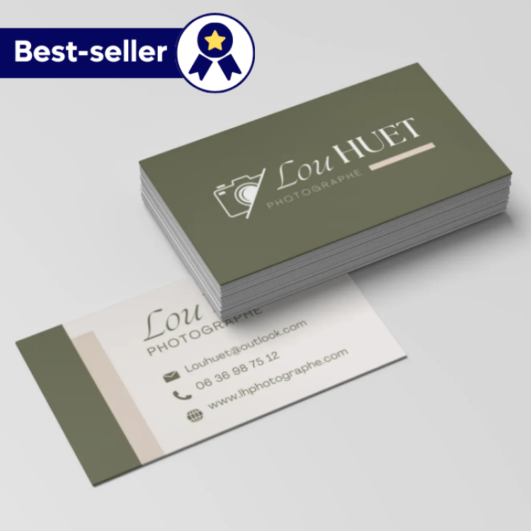 Cartes de visite standard (Standard : 8,5x5,5cm)