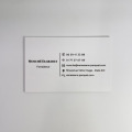 Cartes de visite tranche colorée (Standard: 8,5x5,5cm)