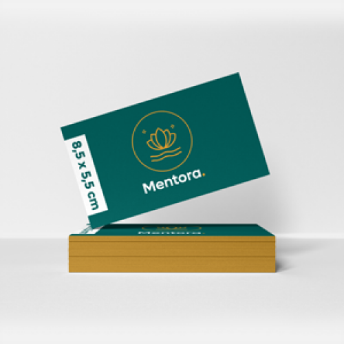 Cartes de visite tranche colorée Standard 85x55cm