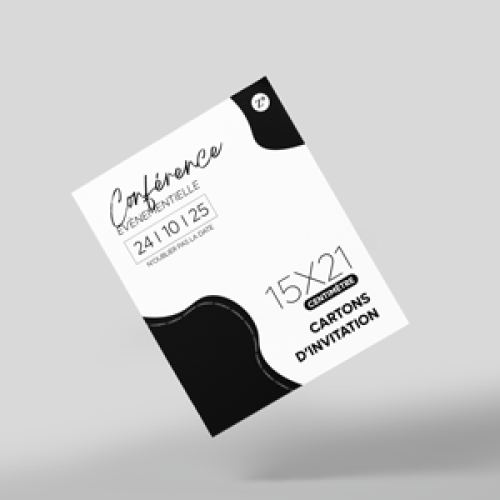 Cartons dInvitation 15x21cm