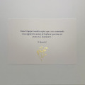 Cartons d'invitation avec Dorure 15x21cm