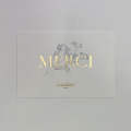 Cartons d'invitation avec Dorure 15x21cm