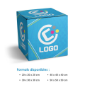 Cube en carton personnalisé