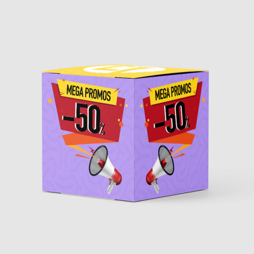 Cube en carton personnalisé