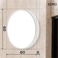Enseigne lumineuse à une face ronde