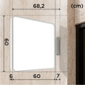 Enseigne lumineuse carrée/rectangle