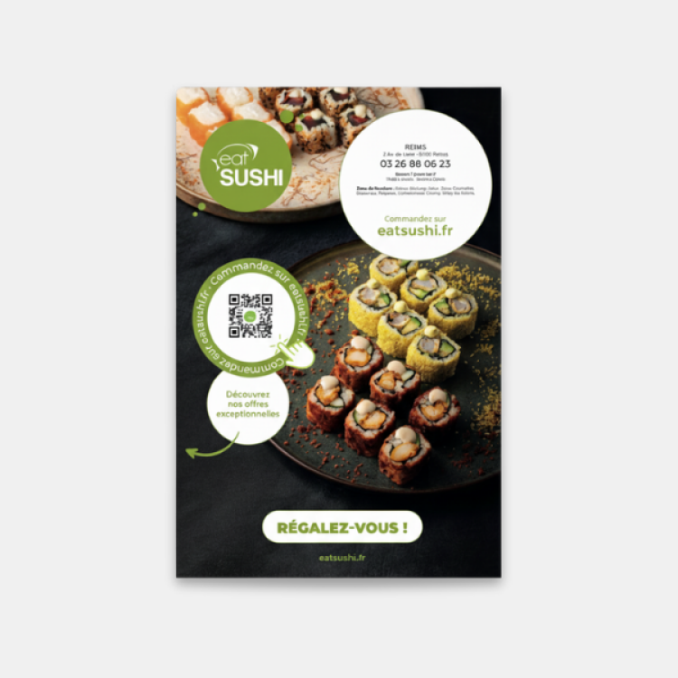 Flyers A4 Eat SUSHi