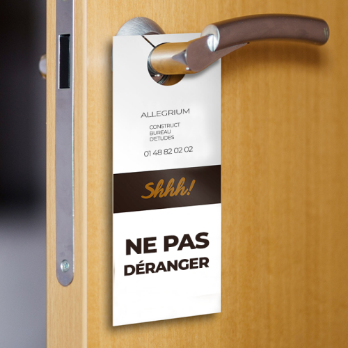 Flyers accroche porte