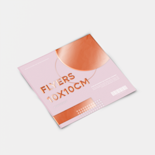 Flyers avec Vernis Sélectif 3D 10x10cm
