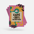 Flyers en papier recyclé A3