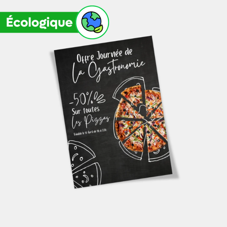 Flyers en papier recyclé A4