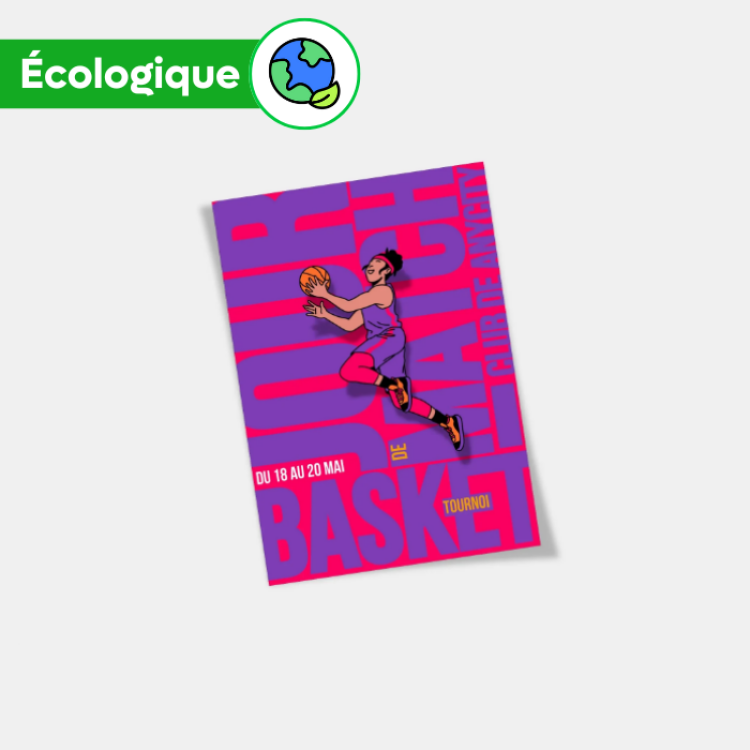 Flyers en papier recyclé A5