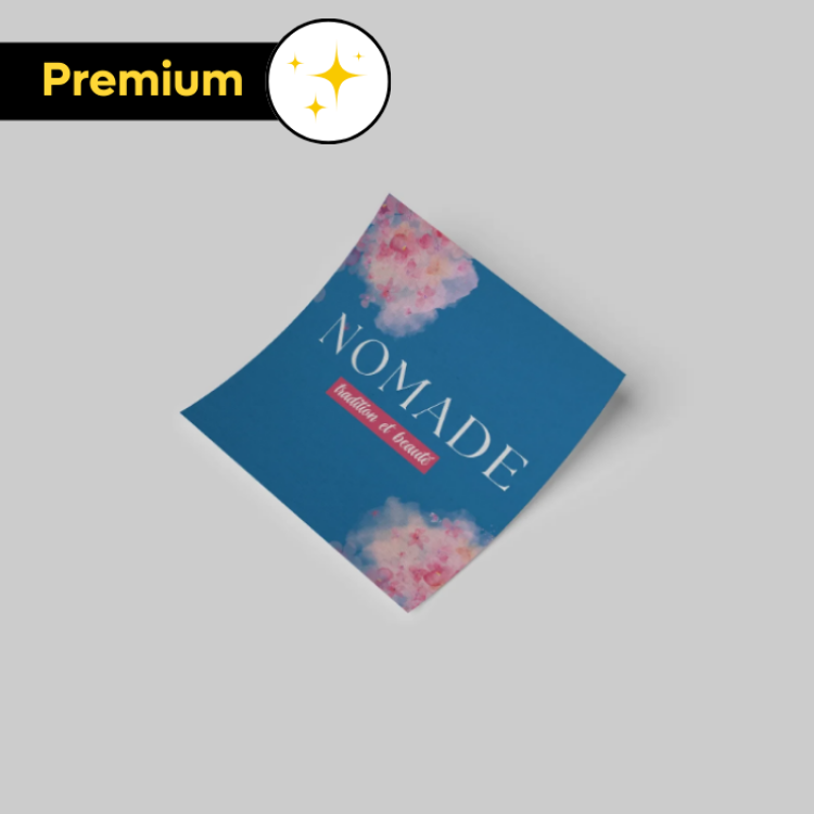 Flyers papier luxe 10x10cm