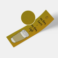 Flyers papier luxe 10x30cm