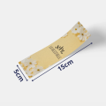 Flyers papier luxe 5x15cm