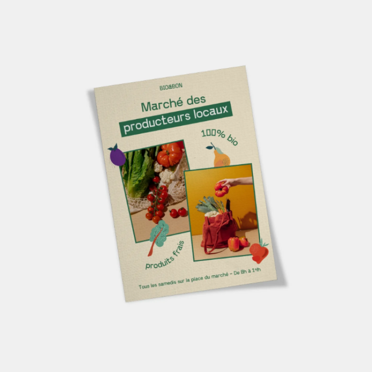 Flyers papier luxe A5