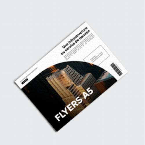Flyers papier luxe A5