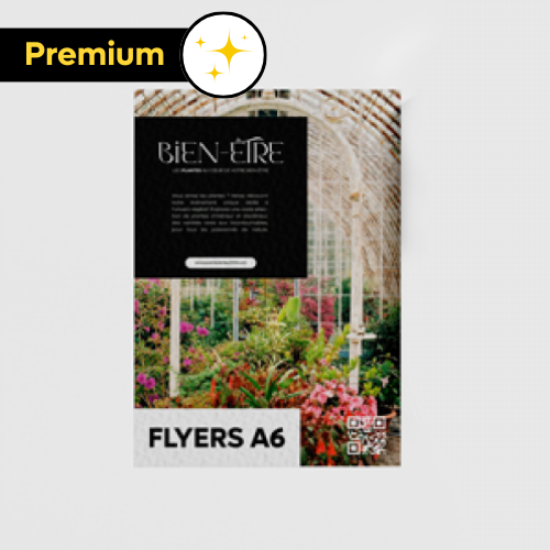 Flyers papier luxe A6