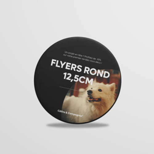 Flyers ronds 125cm