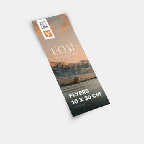 Flyers Standard 10x30cm