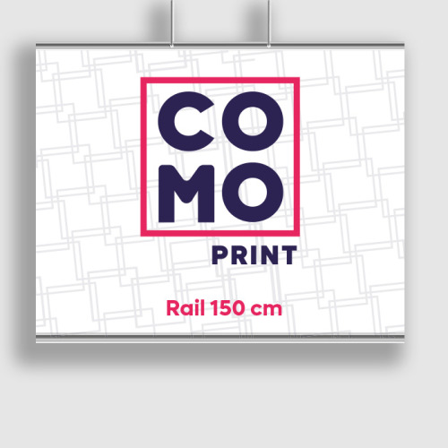 Kakémono suspendu sur rail 150cm