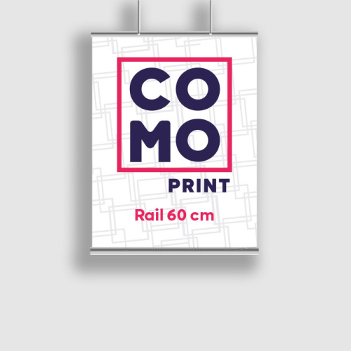 Kakémono suspendu sur rail 60cm