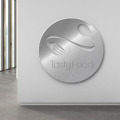 Logo et lettrage en alu dibond