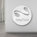 Logo et lettrage en alu dibond