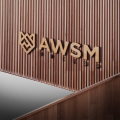 Logo et lettrage en bois